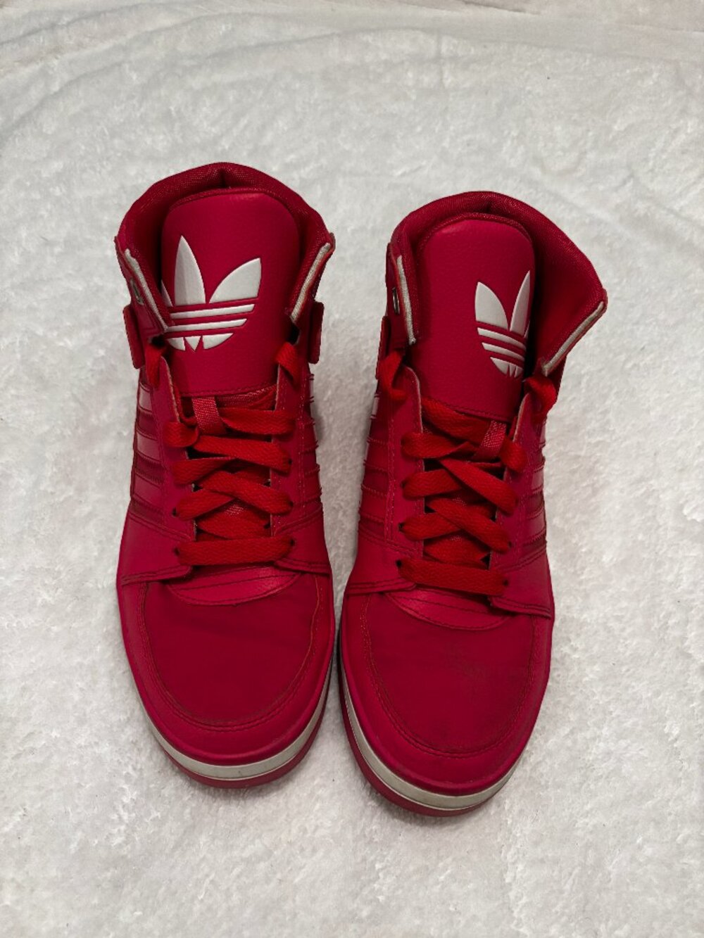 Adidas Originals Hard Court Hi II J High-Top Sneakers | Vibrant Pink | Size 6.5Y